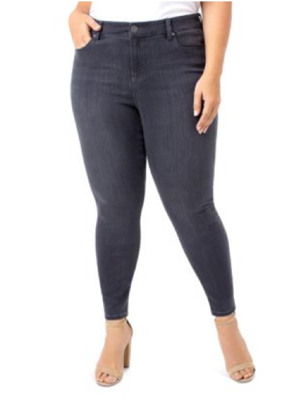Liverpool Jeans Company Women’s Skinny Jeans in Charcoal